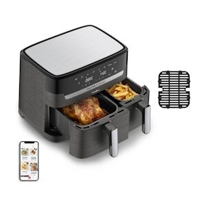 Moulinex Friteuse Sans Huile 2 Tiroirs, Friteuse A Air Et