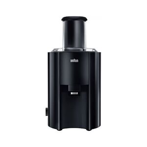 Braun Centrifugeuse - Electrique BRAUN J300 MultiQuick 3 - Noir - 2 vitesses - Réservoir a pulpe 2L - Systeme de pressage rapide usage non-intensif Braun