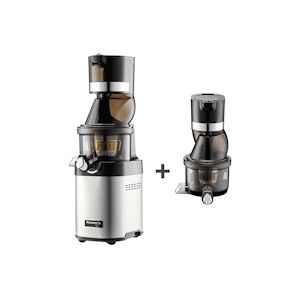 Kuvings - Extracteur de jus professionnel CS600 + tête supplémentaire - 40L de jus par heure - Utilisation non-stop sans surchauffe - Idéal pour bar,