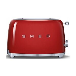 SMEG Grille Pain Toaster 2 Fentes 950w 3 Programmes Rouge Usage Non Intensif Smeg