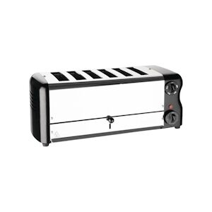 Rowlett Esprit 6 Slot Toaster Jet Black avec cage à sandwichs