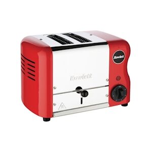 Rowlett rutland Grille Pain Professionnel 2 fentes Rouge Esprit Inox