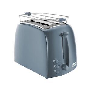 Russell Hobbs 21644-56 Toaster Grille-pain Texture Fentes Larges - Gris - Usage Non Intensif - Russell Hobbs - Publicité