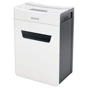 LEITZ Destructeur de documents IQ Protect 10X P-4, coupe croisée, 10 feuilles, 18 litres, 80920000 - Publicité