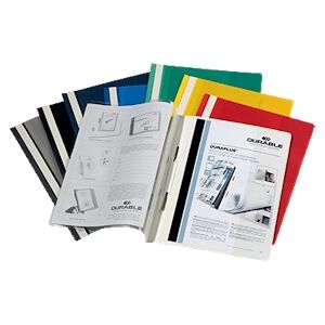 DURABLE Paquet 25 Chemises A Lamelles Duraplus Personnalisable Coloris Assortis