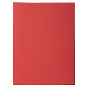 Exacompta - Réf. 218012E - Carton de 250 chemises rigides avec 1 rabat ROCK''S 210 g/m² -dim 24 x 32 cm pour documents format A4 - rouge - Publicité