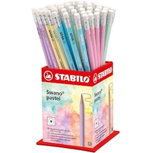 STABILO Godet de 72 crayons graphite Swano pastel - bout