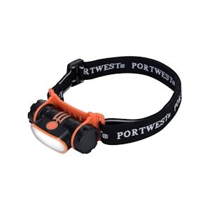 Portwest - Lampe frontale rechargeable par USB Noir Taille Unique