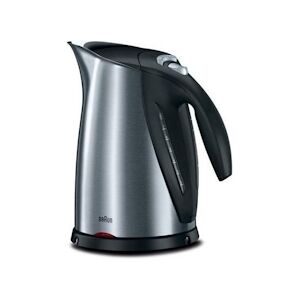 Braun Bouilloire Electrique WK600 Sommelier - 2200 W, capacité 1,7 L, filtre anti-tartre usage non-intensif Braun