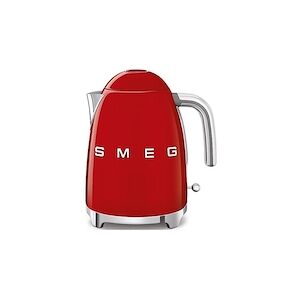 SMEG Bouilloire 1.7l 7 Tasses Arrêt Automatique Rouge Années 50 Usage Non Intensif Smeg