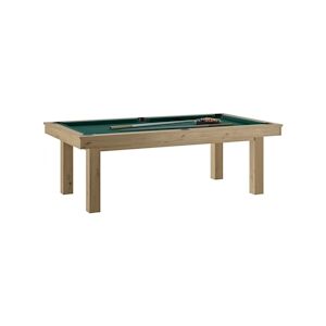 RENE PIERRE Billard Lafite Chene Sable Drap Vert 203x116x78 + plateaux table