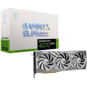 MSI GeForce RTX 4070 SUPER 12G GAMING X SLIM WHITE