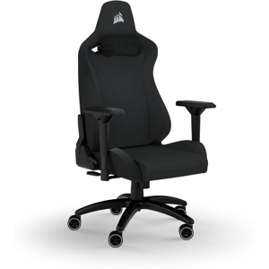 Corsair Fauteuil gaming TC200 ? Tissu doux ? Noir/noir Acier