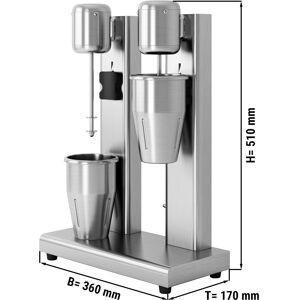 GGM GASTRO - Mixeur à broche ECO - avec 2 agitateurs - 2x950ml - 2x80Watt