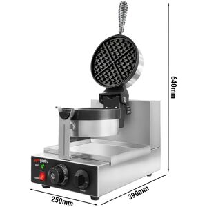 GGM GASTRO - Gaufrier - Individuel - 1,3kW - Forme : Rond - Ø 180mm