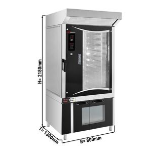 GGM GASTRO - Four combiné de boulangerie - Digital - 10x EN 80x40 - Hotte & Armoire de fermentation incluses