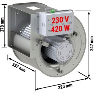 GGM GASTRO - Moteur d'hotte escargot 2200 m³/Heure - Pour hotte murale