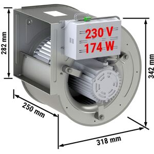 GGM GASTRO - Moteur d'hotte escargot 1300 m³/Heure - Pour hotte murale