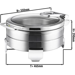 GGM GASTRO - Chauffe-Plat en inox - 5,7 litres – Rond