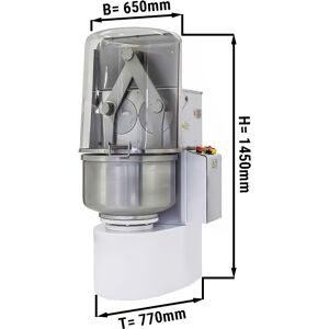 GGM GASTRO - Pétrin à pâte de boulangerie - 80 litres / 60 kg - 2 vitesses - avec bras allongés