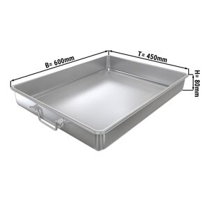 GGM GASTRO - Récipient alimentaire avec couvercle - 60 x 45 x 8 cm