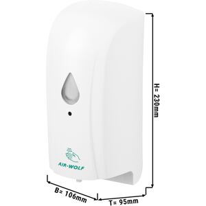 GGM GASTRO - AIR-WOLF Distributeur de désinfection avec capteur - 500ml - ABS - Blanc