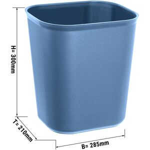 GGM GASTRO - (2 pièces) Récipient en plastique pour poubelle MEK - 10L Bleu