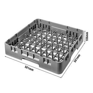 GGM GASTRO - CAMBRO CAMRACK® Panier de chasse d'eau à mandrin - 50x90mm Rangées Gris