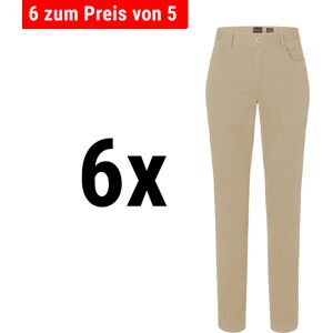 GGM GASTRO - (6 pièces) KARLOWSKY Pantalon femme 5 poches - Gris galet - Taille : 54