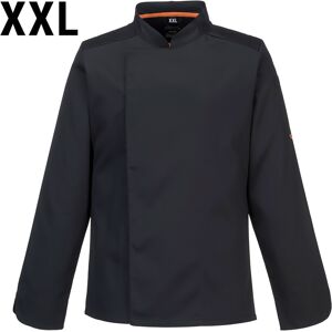 GGM GASTRO - Veste de cuisine à manches longues MeshAir Pro - Noir - Taille : XXL Noir