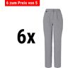 GGM GASTRO - (6 pièces) KARLOWSKY Pantalon Pépite Annemarie - Noir - Taille : 34