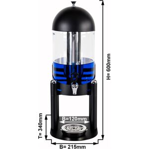 GGM GASTRO - Distributeur de jus - 7 litres - Noir Noir