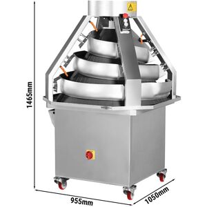 GGM GASTRO - Boule de pâte/ Machine à rouler la pâte - (Plage de poids : ~50 à 200 gr)