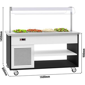 GGM GASTRO - Chariot à buffet froid DANZIG - 1600mm - pour 4x GN 1/1