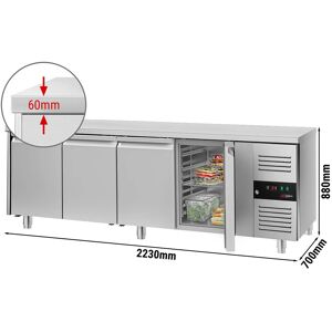 GGM GASTRO - Table de congélation ECO - 2200x700mm - avec 4 portes