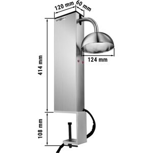 GGM GASTRO - Givreur de verre avec éclairage LED