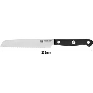 GGM GASTRO - ZWILLING GOURMET - Couteau universel à lame crantée - Lame : 130mm