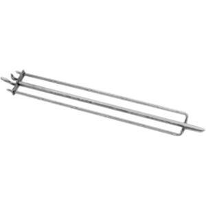 GGM GASTRO - Broche double inox pour rotissoire