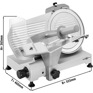 GGM GASTRO - Trancheuse - 130 Watt - Couteau : Ø 250mm