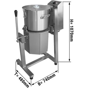 GGM GASTRO - Couteau à houmous/végétarien - 12 kg - sur pied