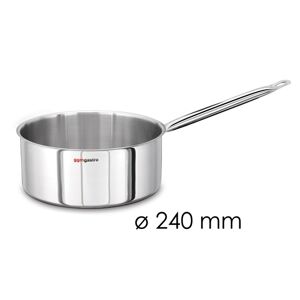 GGM GASTRO - Collez Casserole (plat) - Ø 240 mm - hauteur 105 mm