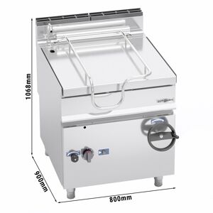 GGM GASTRO - Poêle à gaz basculante - 80 litres - 20 kW