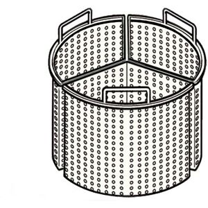 GGM GASTRO - 3x 1/3 Paniers pour marmite de cuisson avec 100 Litres