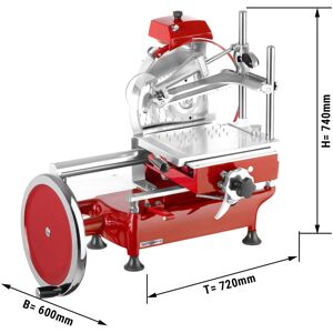 GGM GASTRO - Machine à volant Rustique - Couteaux : Ø 300mm - Rouge