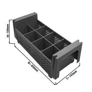 GGM GASTRO - (6 pièces) Range-couverts - sans poignées - gris Gris