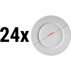 GGM GASTRO - (24 pièces) PERA Blanc - Assiette plate