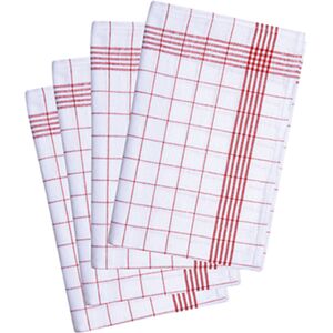 GGM GASTRO - Torchon rouge - 50 x 70 cm - Lot de 10 pièces