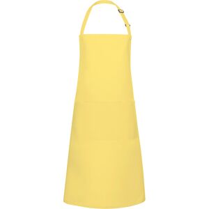 GGM GASTRO - KARLOWSKY Tablier à bavette avec poche Basic - Jaune soleil