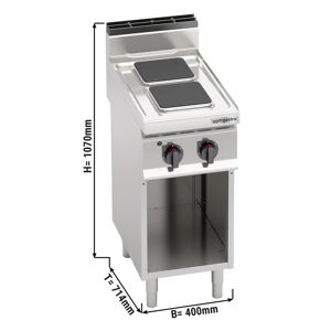 GGM GASTRO - Cuisinière électrique - 5,2 kW - 2 plaques carrées