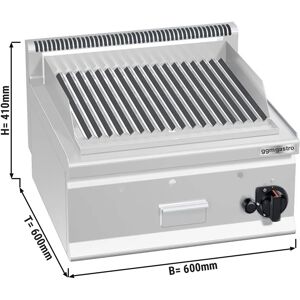 GGM GASTRO - Grill à gaz en pierre de lave - 8 kW